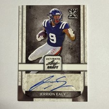 2022 Leaf Ultimate Draft Jerrion Ealy ROOKIE Auto X1