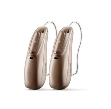 Phonak Audeo Lumity L90 PAIR Sandalwood Hearing Aids + Charger