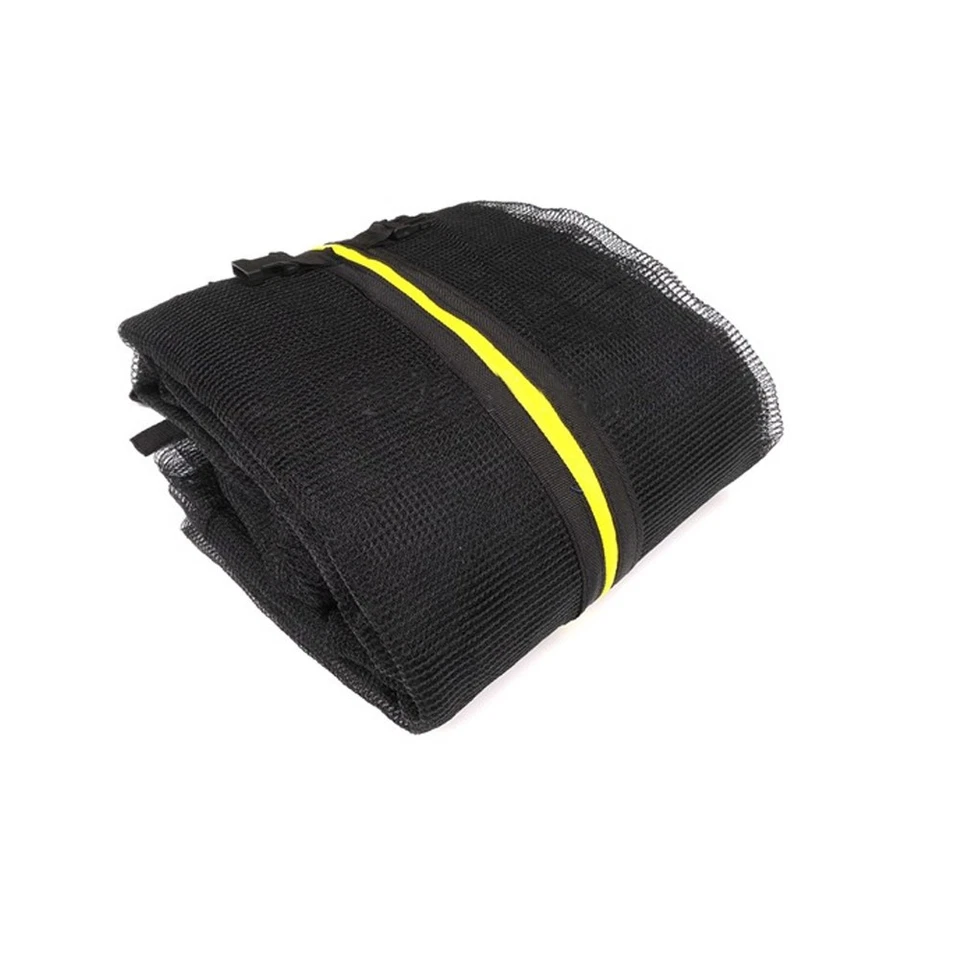 Repuesto de red de seguridad para trampolín redondo 10/12/14/16 pies con cremallera Foto 3 de 4