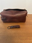 Wagoneer Leather Dopp Kit Men’s Travel Toiletry Bag And Key Chain by Rustico — photo 1