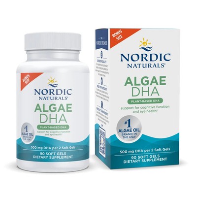 Nordic Naturals Algae DHA - Vegetarian Omega-3 DHA Soft Gels