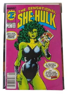 The Sensational She Hulk #1 Marvel Comics 1988 John Byrne Newsstand B