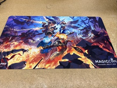 MTG Magic Con Minneapolis March Of The Machine Key Art Playmat Brand New !