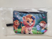 Girl's Coins Purse Wallet Multi-Propose Bag Organizer Lion