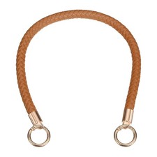 Braided Purse Straps, 18.1" Handbag Strap with Spring Buckle, Brown