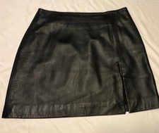 Wilson's Pelle Studio Women's Leather Mini Skirt Size 8