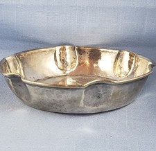 Spanish Sterling silver hammered commemorative bowl coins Bank of Spain  11 toz