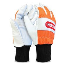 Oregon Chainsaw LeftHand Protection Leather Gloves, Large Size 10
