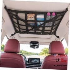 Car Ceiling Cargo Net, 35.4"x25.6" Double-Layer Overhead Roof Storage XL