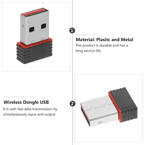 2 PCS Drahtlose Netzwerkkarte WLAN-Dongle USB Kabelloser Adapter - 第 9/12 張圖片