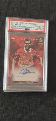 Topps Inception Legacy 2023 Roy Keane Auto 07/10 PSA 10/10