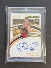 2022 Panini Immaculate Collection WWE Shawn Michaels Nicknames Autograph /25