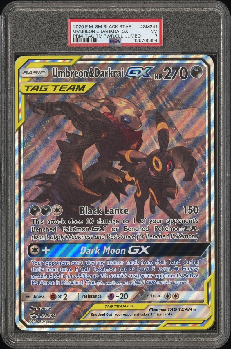Umbreon & Darkrai GX SM241 Jumbo Cards Holo for sale online | eBay