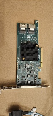 9207-8I LSI SAS includes x2 SAS/SATA 4 port connectors