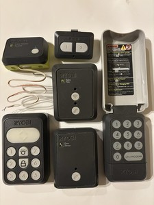 Lot of 6 RYOBI Garage Door Keypad Openers & Sensors GDA421 For GD200