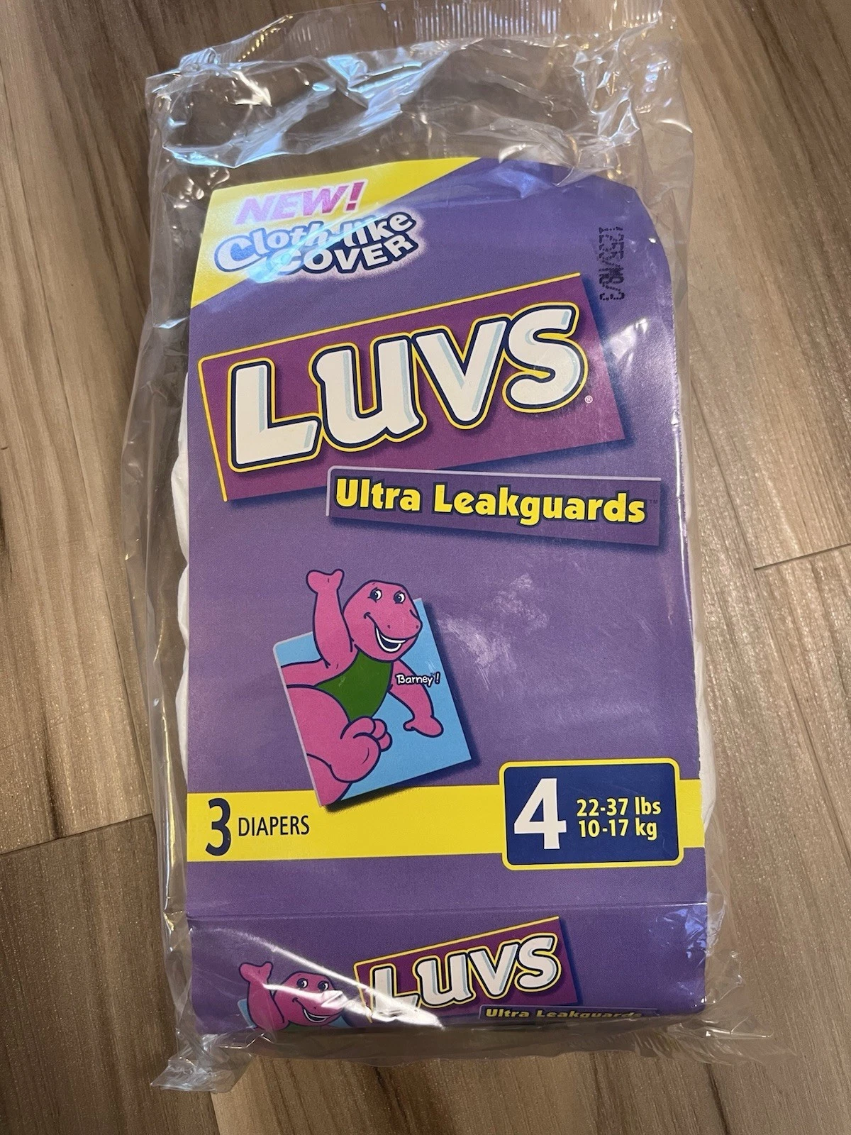 NOS Sealed Vintage Barney Diapers Luvs Size 4 3 Pack Unopened 2001 New (B3)
Opens in a new window or