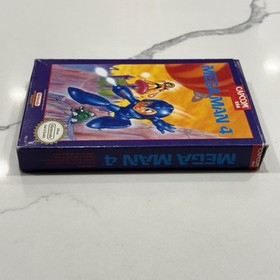 Mega Man 4 (Nintendo NES, 1992 Capcom) Authentic Complete CIB Manual TESTED