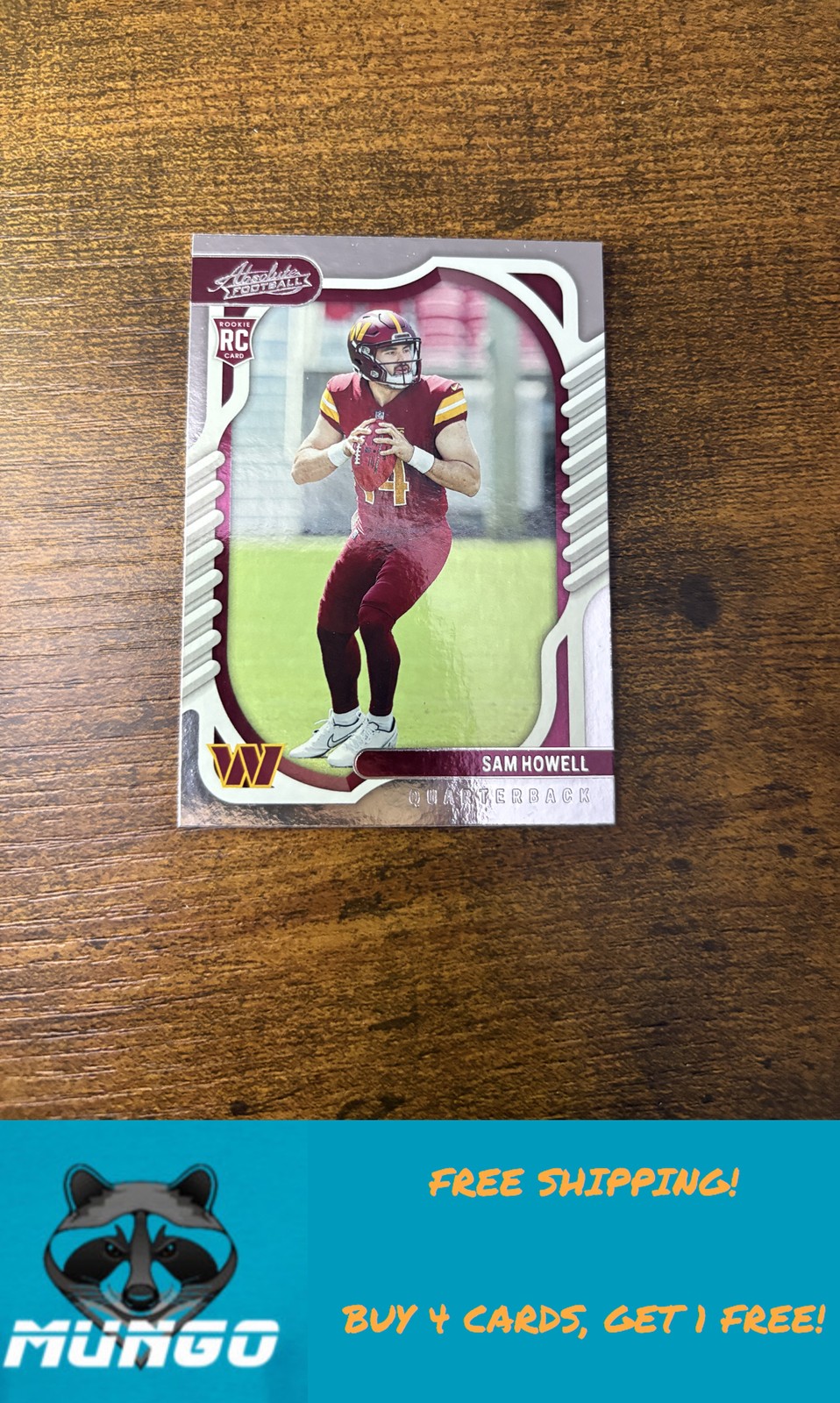 2022 Panini Absolute #105 Sam Howell Retail Washington Commanders Rookie