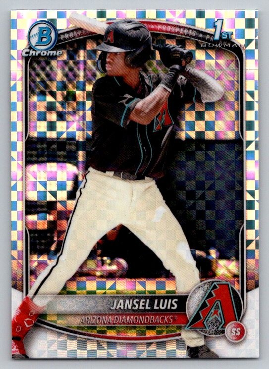 2025 Bowman #BCP-84 Jansel Luis Chrome Prospects X-Fractor