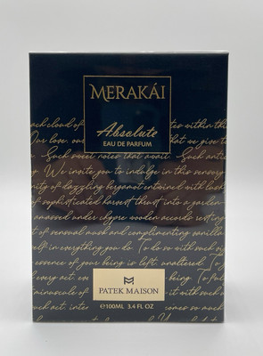 Merakai Absolute Patek Maison EDP 3.4 Oz Unisex
