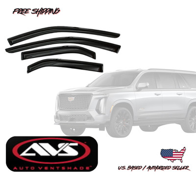 2021-2026 Cadillac Escalade AVS Window Vent Visors Rain Dust Guard Deflector 4PC
