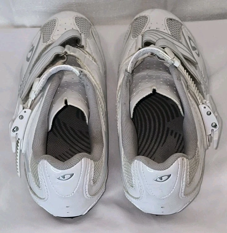Giro Solara Womens White Road Cycling Shoes Size 39 Euro 7.5 Us - Image 4 of 4