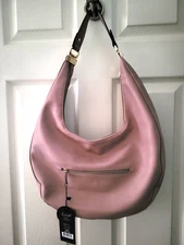 K-Carroll Pink Vegan Leather Hobo Bag NWT W/ RFID Protected Card Holder