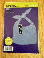 Simplicity Sew Simple Pattern 1995 Tote Bag Uncut Easy Beginner Friendly
