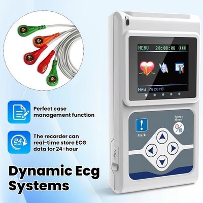CONTEC TLC9803 Dynamic ECG Monitor System 24 Hours Recorder ECG Holter
