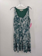 Pre-Owned Loft Blue Size Small Knee Length Sleeveless Dress