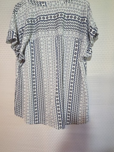 Blusa donna fiori e piume 2XL boho hippie floreale comoda elasticizzata - Foto 4 di 14