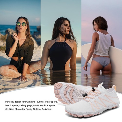 Water Shoes for Women Pool Aqua Shoes Slip On Beach Swim Surf Barefoots Fishi... - Picture 7 of 8