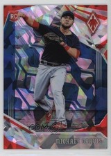 2019 Panini Chronicles Phoenix Blue Ice Prizm 79/99 Michael Chavis #15 0q3
