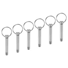 6-Pack Quick Release Pins, 8mm Dia., 34mm Usage Bimini Top Pin, 45mm Total