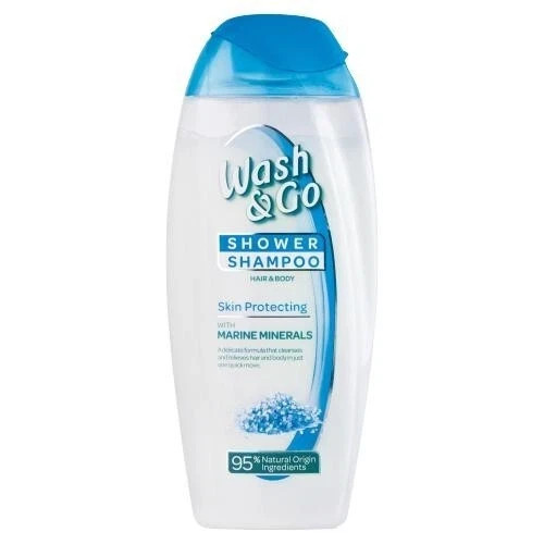 Wash & Go Hair And Body Shower Shampoo 250ml.
