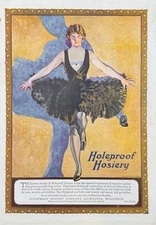 Original 1920s Coles Phillips Advertisement – Holeproof Hosiery