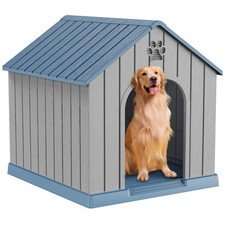 Large Waterproof Dog House Indoor Outdoor Shelter for Medium Large Dogs