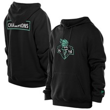 Men's-New Era  Black New York Liberty Champions Premium Pullover Hoodie
