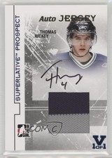 2009-10 ITG Superlative Volume 2 Gold Vault Sapphire 1/1 Thomas Hickey Auto 1j8