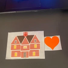 Vintage 1980s 2 Mrs. Grossman's  Stickers