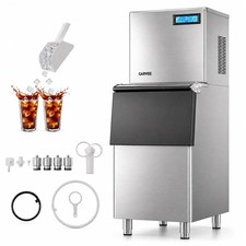 Heavy Duty 400/750/800Lbs/24H Commercial Ice Maker Machine LCD Industrial Ice Ma