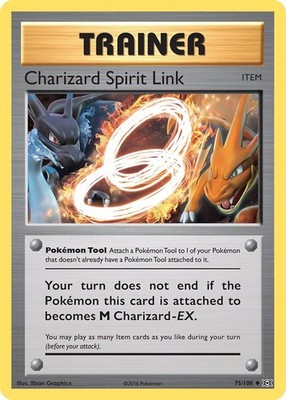 pokemon card trainer charizard spirit link Charizard Spirit Link