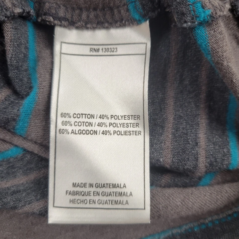 Camisa Zoo York Para Hombre XXL 2XL Gris Rendimiento/Algodón Bordado Manga Corta Foto 4 de 4