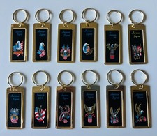 1 PC AMERICAN LEGEND/AMERICAN FLAG EAGLE Keychain Keyring Metal Gold