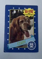 All-Star Drug Detecting Dogs Milk Bone Card Golden Retriever Cody #2 Of 24