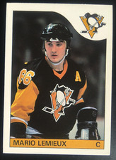 1992-93 O-Pee-Chee Mario Lemieux hockey card.  OPC #292