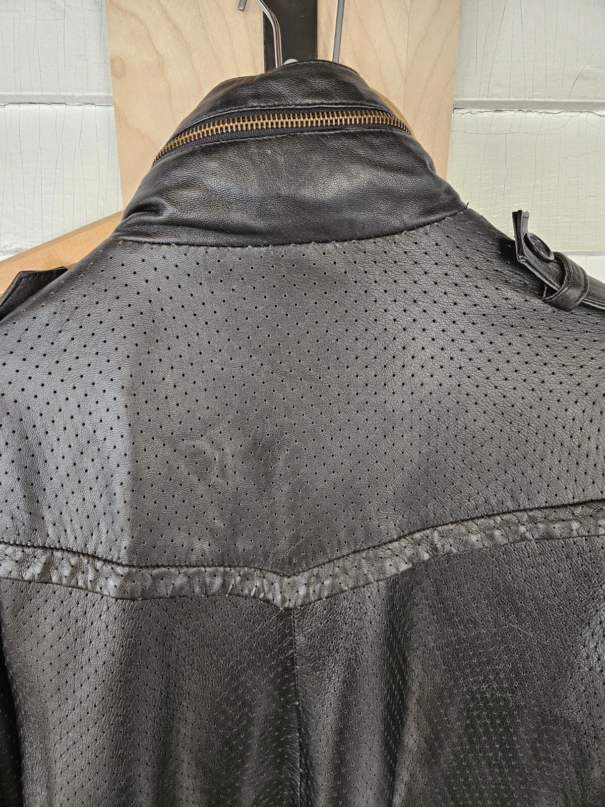 Men Leather Jacket Plain Jane Homme Italy Coat Bon Vivant Spring Clothes  image 9