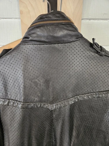 Men Leather Jacket Plain Jane Homme Italy Coat Bon Vivant Spring Clothes  image 9