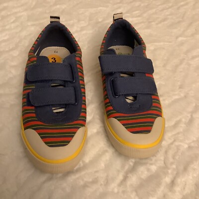 NEW TOMS Sesame Street Bert Striped Shoes Kids Size