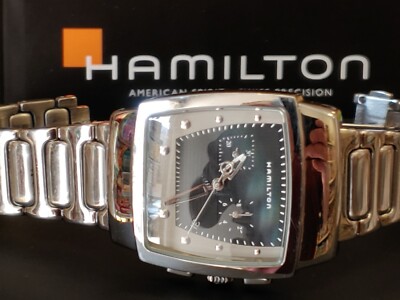 HAMILTON エベレスト 腕時計 稼働品 クォーツ メンズ 廃盤モデル Hamilton EVEREST chronograph Stainless steel Swiss made